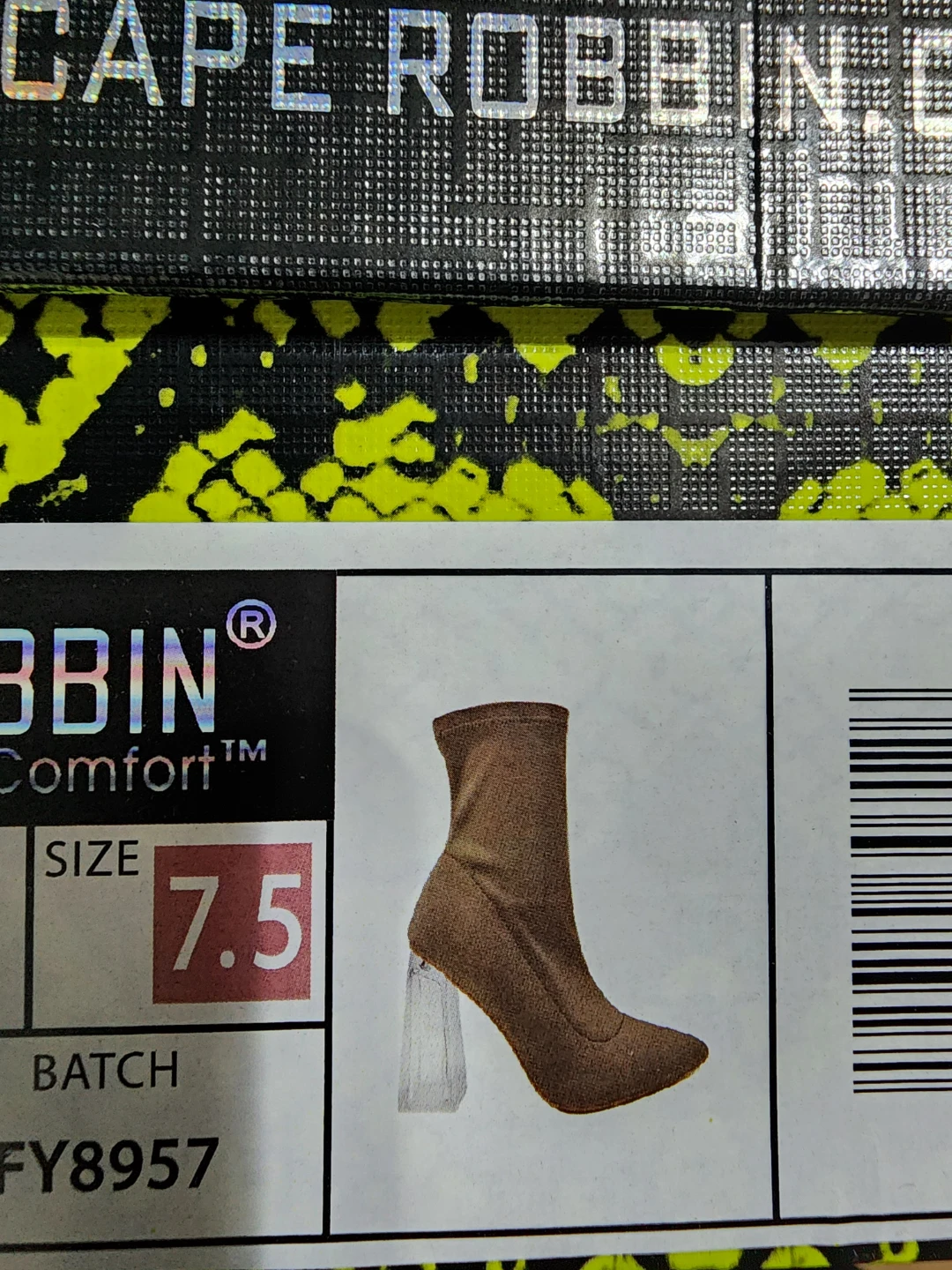 Cape Robbin Comfort Heel Booties - Size 7.5 - photo 5