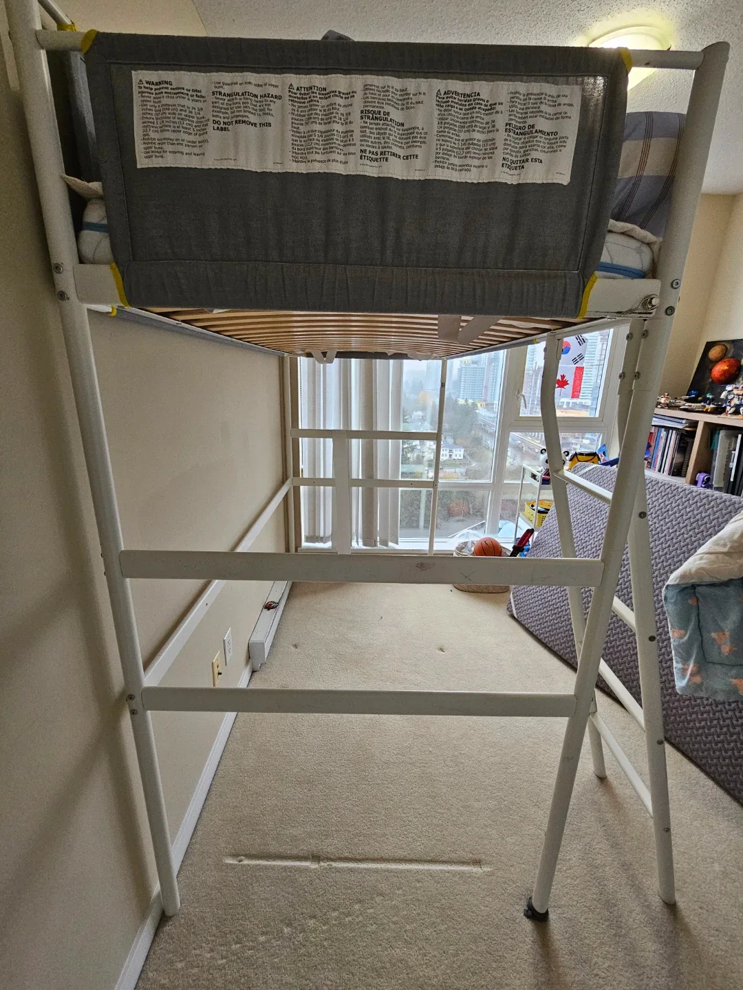 IKEA Småstad Loft Bed Frame - White/Grey image indicator(2)