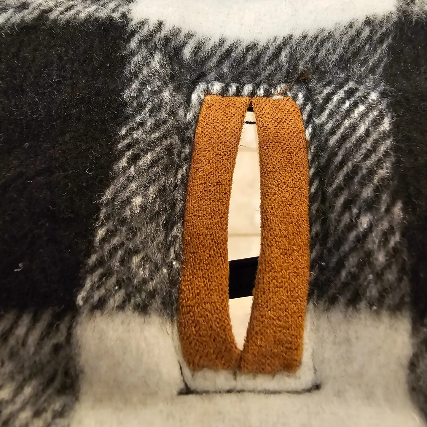 Black, White & Brown Telluride Clothing Company Plaid Doggy Coat - photo 3
