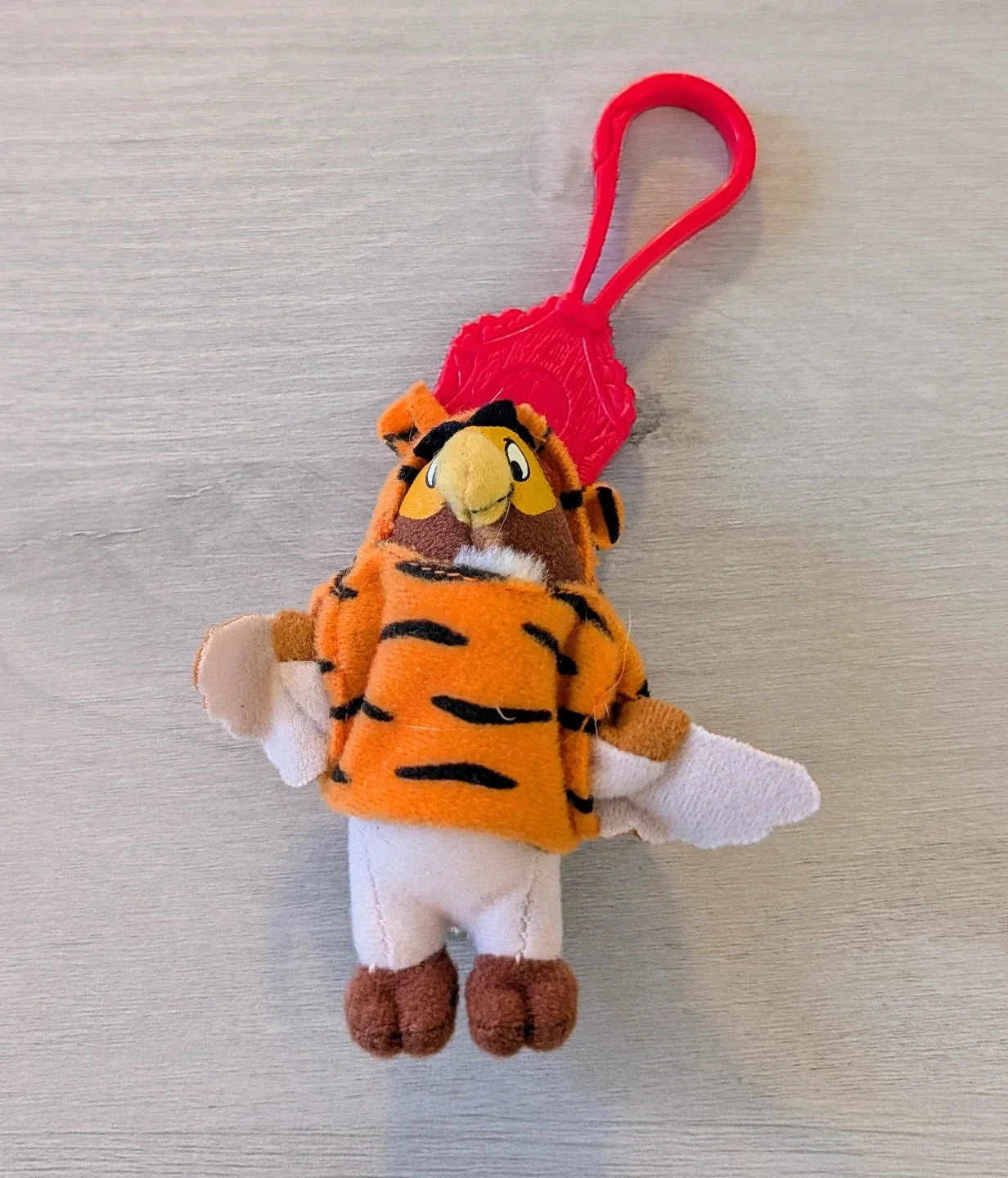Owl Plush Toy Keychain with Tigger Outfit (Winnie the Pooh)