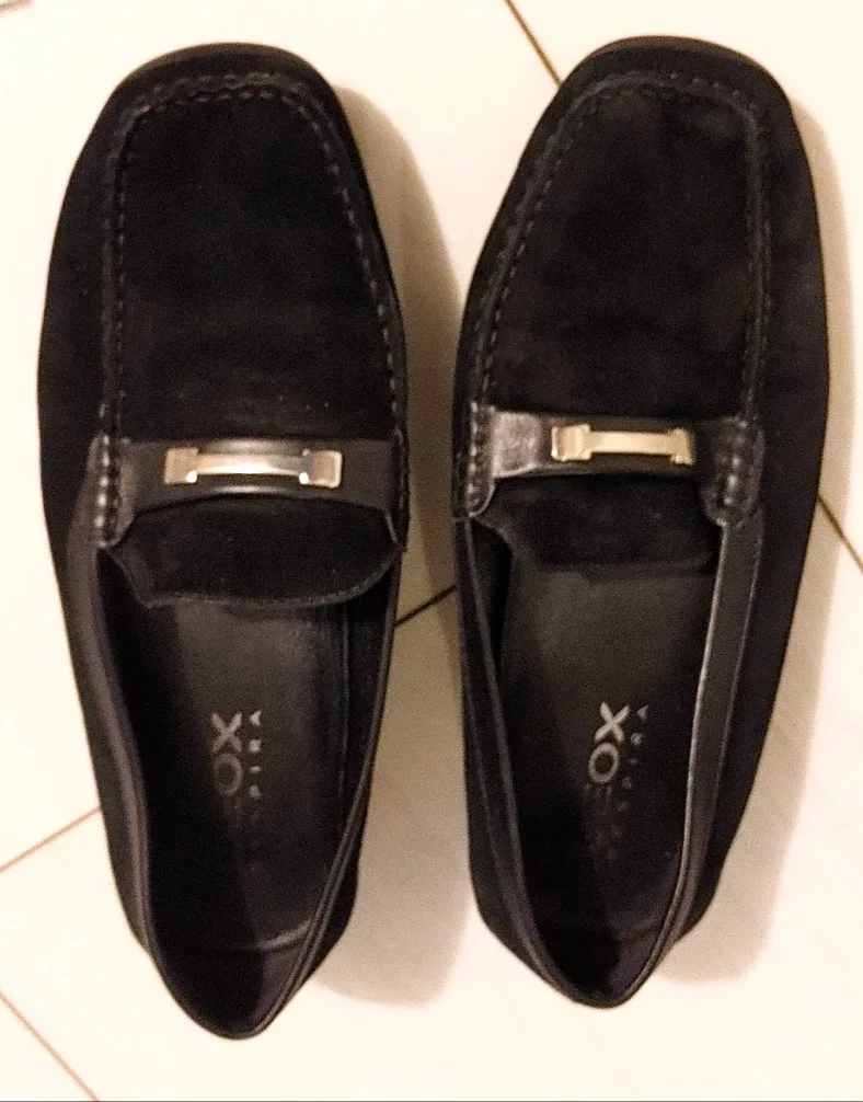 Geox Black Loafers #cleanout