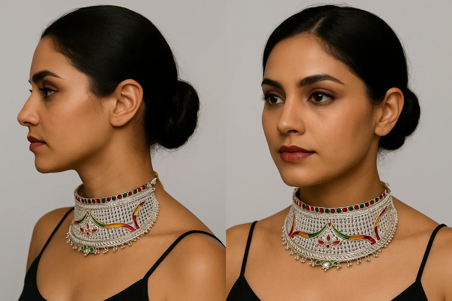 ✨ Pure Silver Handmade Banjara Choker