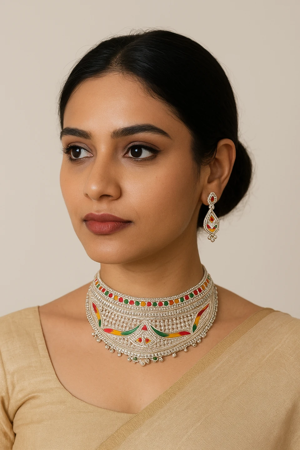 ✨ Pure Silver Handmade Banjara Choker - photo 2