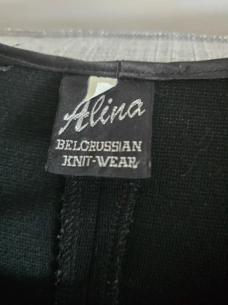 Alina Black Knit Dress - Wool Blend image indicator(4)