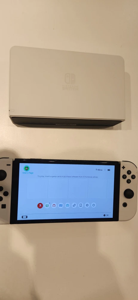 Nintendo Switch OLED White + accesories - photo 2