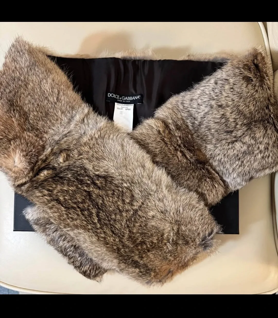 Dolce & Gabbana Fur Scarf