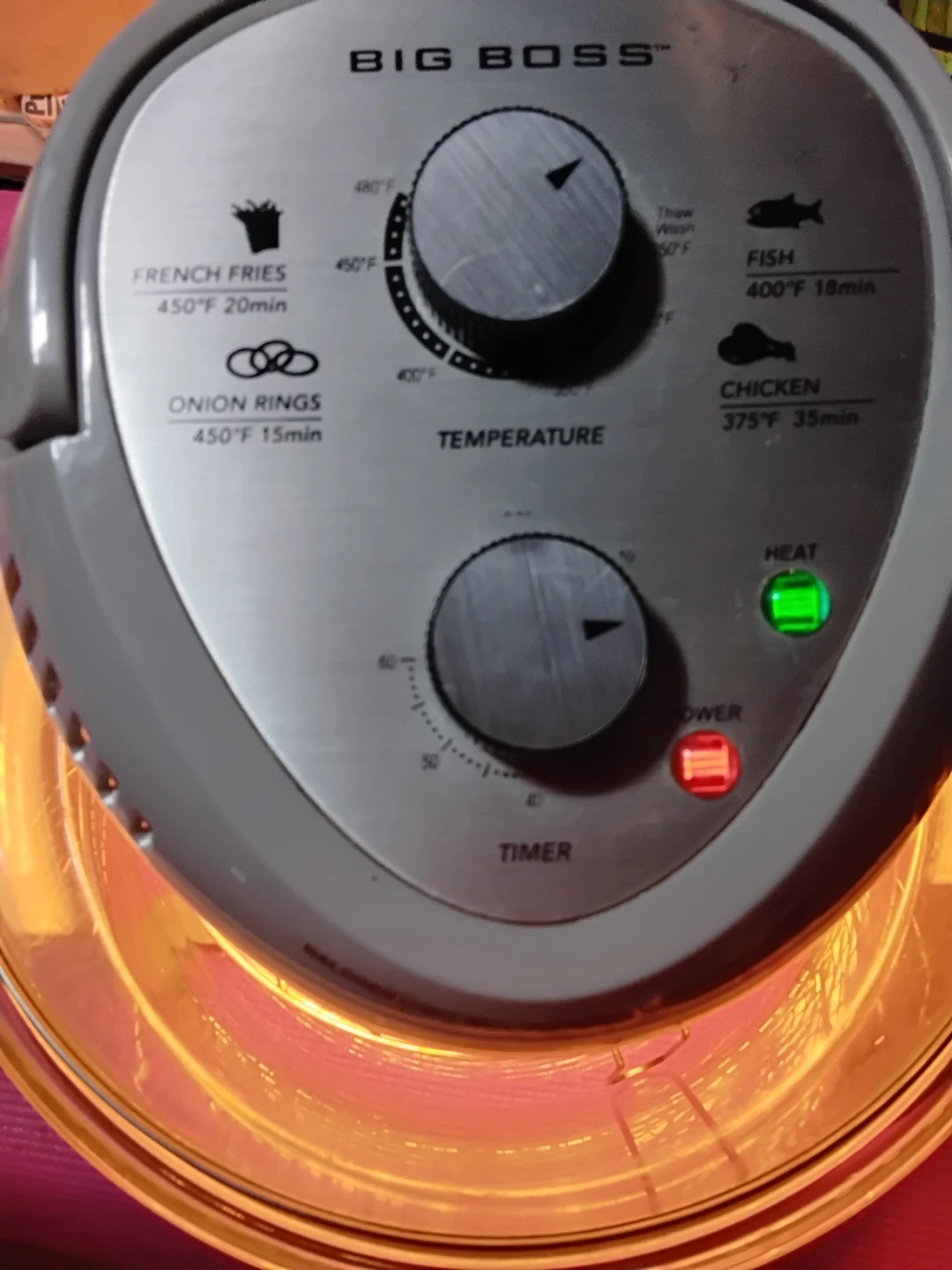 🍟🐠🍗 Big Boss Halogen Air Fryer 🍟🐡🍗 🍤🍤 - photo 3