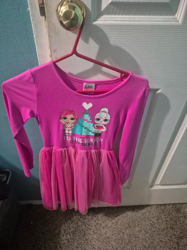#Cleanout LOL Surprise! Pink Long Sleeve Dress
