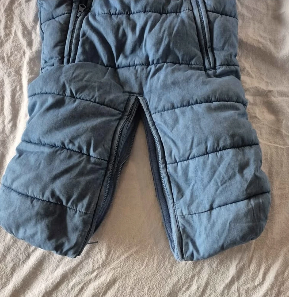 Baby Gap 6-12 Months Denim Snowsuit - photo 2