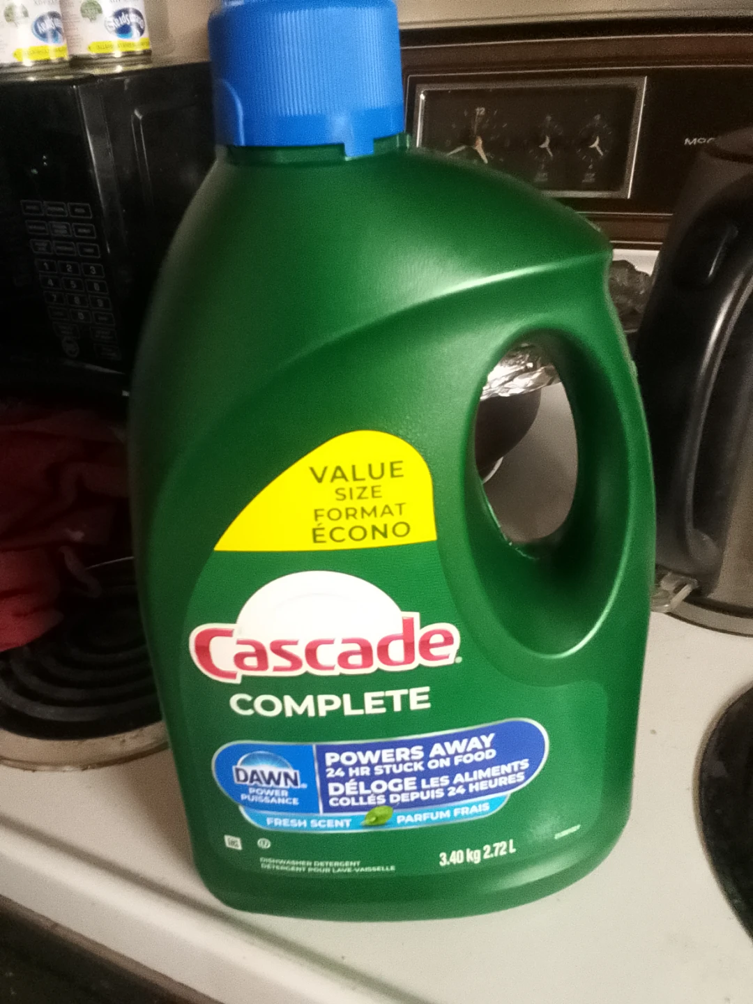 Cascade Complete Dishwasher Detergent 2.72 L