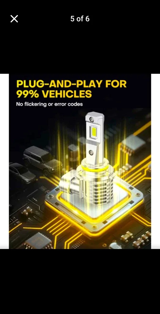 AUXITO 9005 LED Headlight Bulbs image indicator(4)