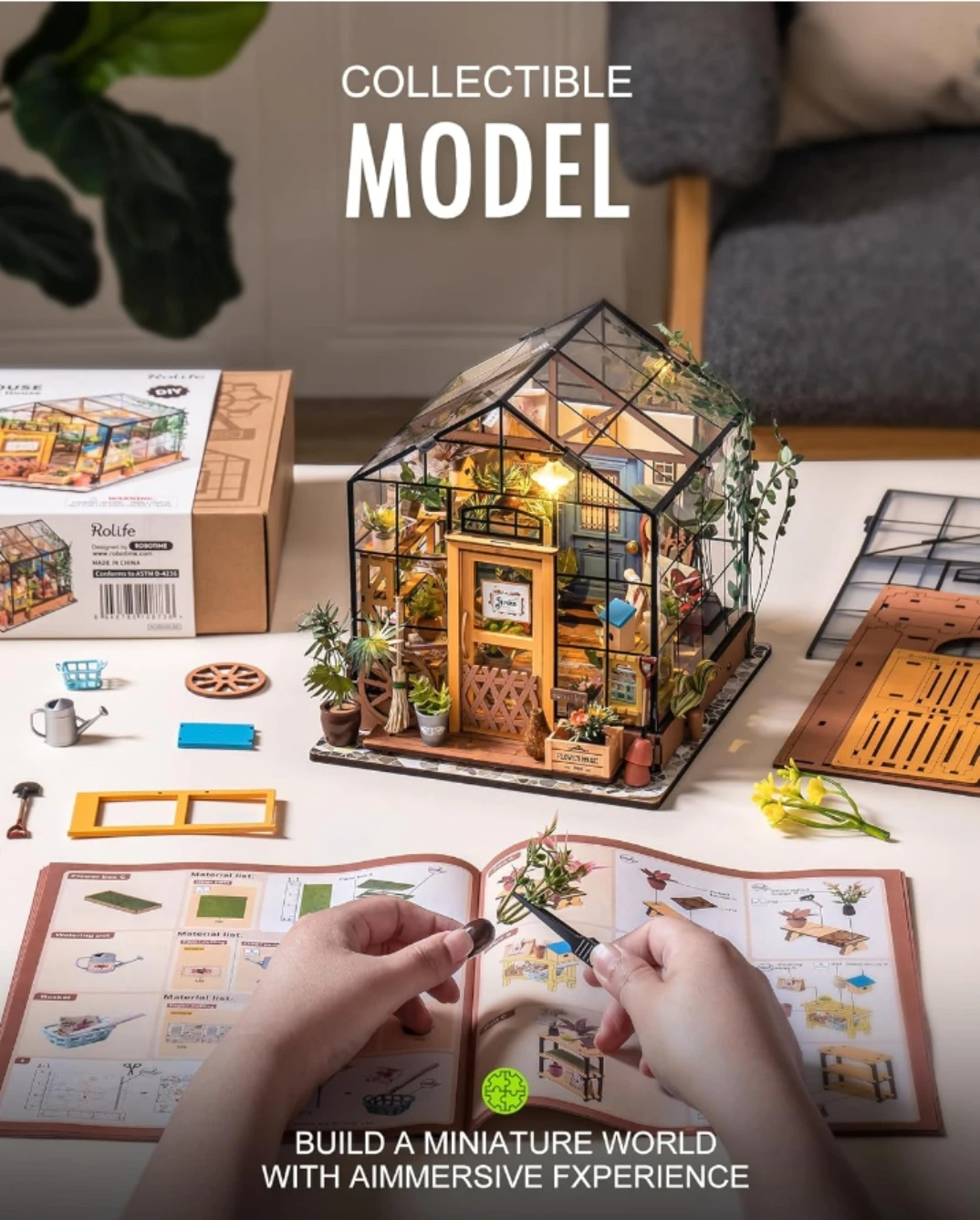 Rolife DIY Miniature House - Cathy's Flower House - photo 3