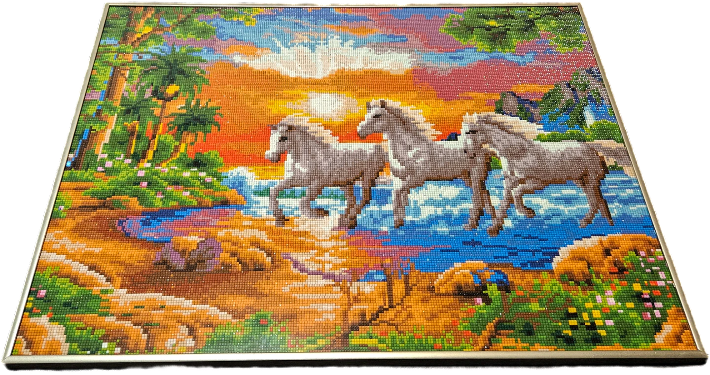 Diamond Painting - Horses