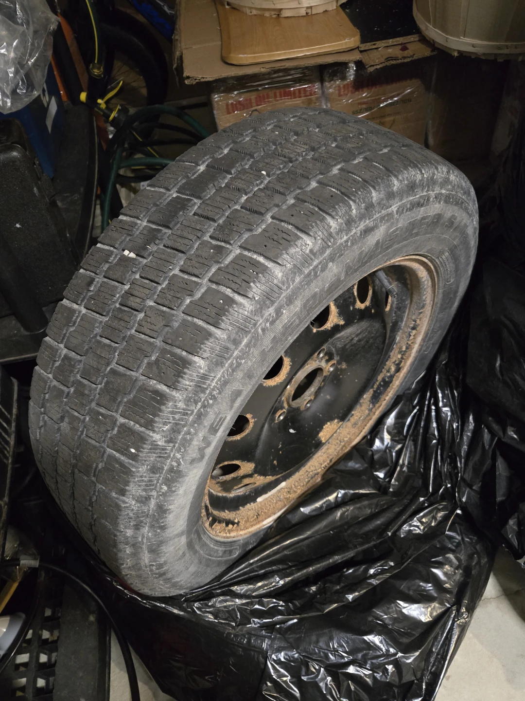 Cooper 225/65R17 winter Tire & Rim set of 4 - photo 3