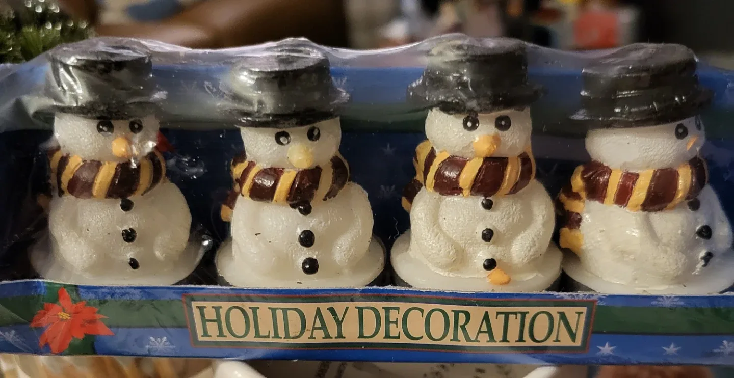 Holiday Candle Figures (Set of 4)