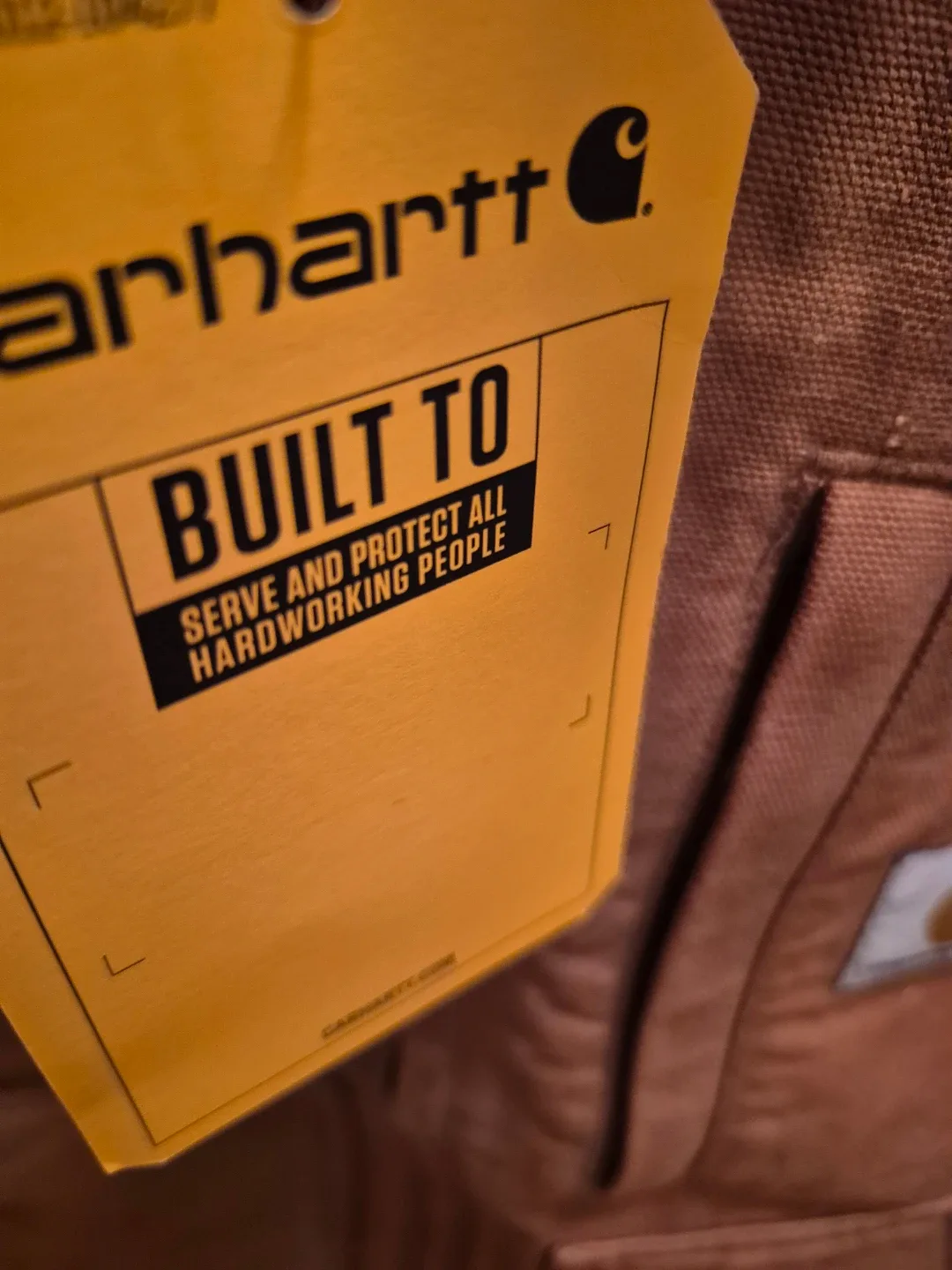 NWT)Carhartt Washed size LG Men's Duck Sherpa-Lined Vest - image indicator(7)