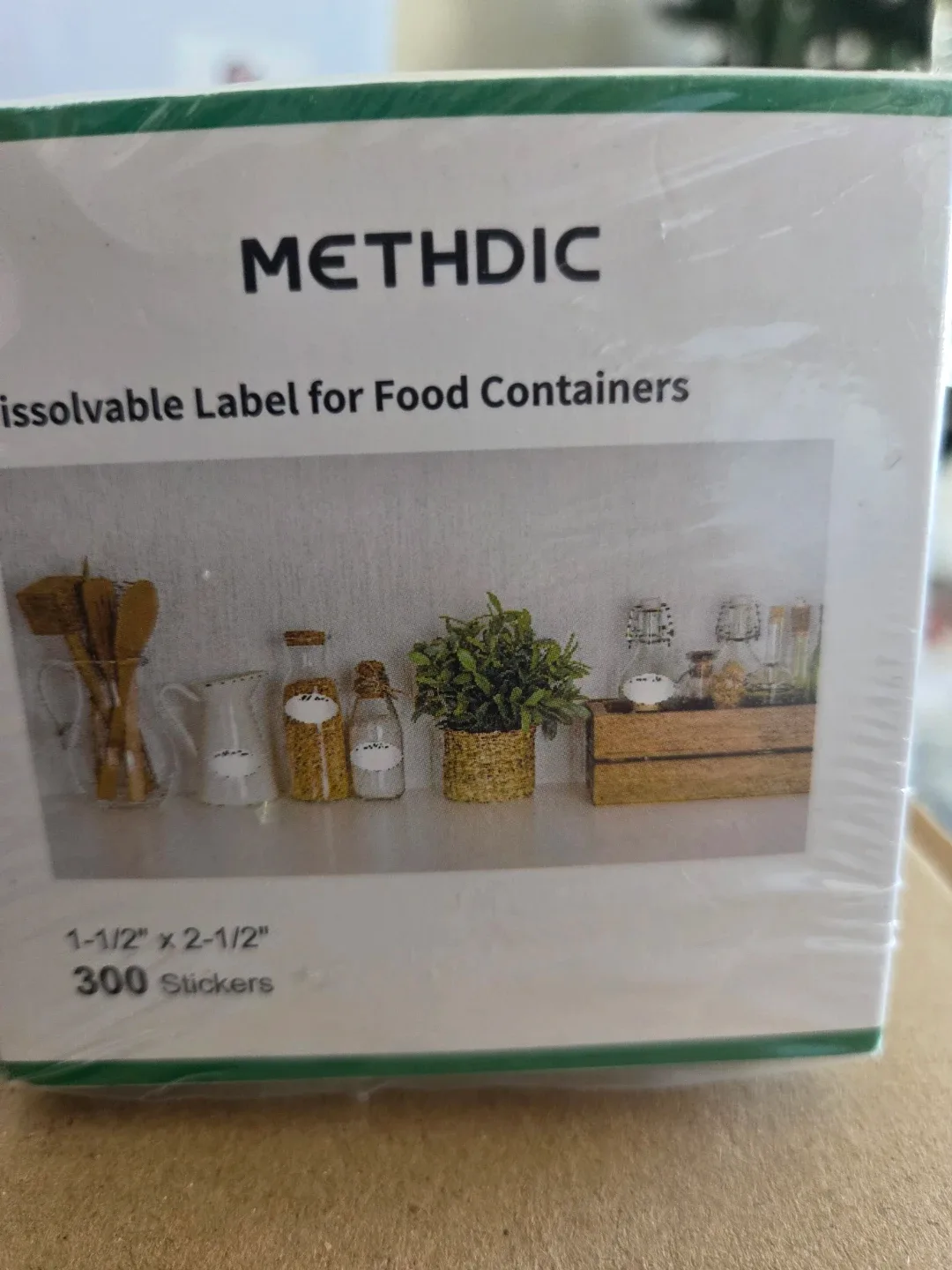 Blank White 1-1/2X 2-1/2 Inch 300 Stickers(1 Roll)