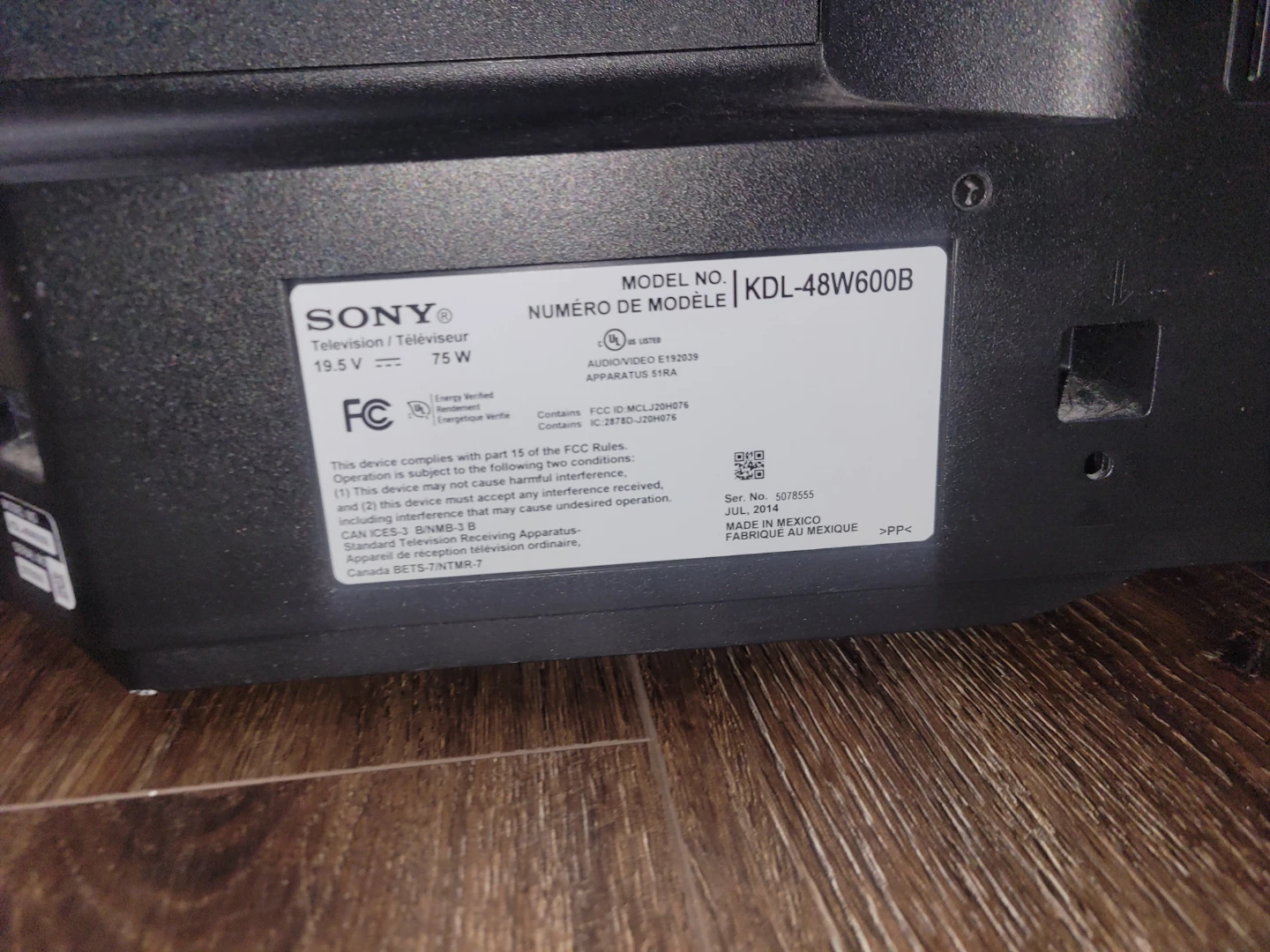 Sony KDL-48W600B 48" Television - photo 2