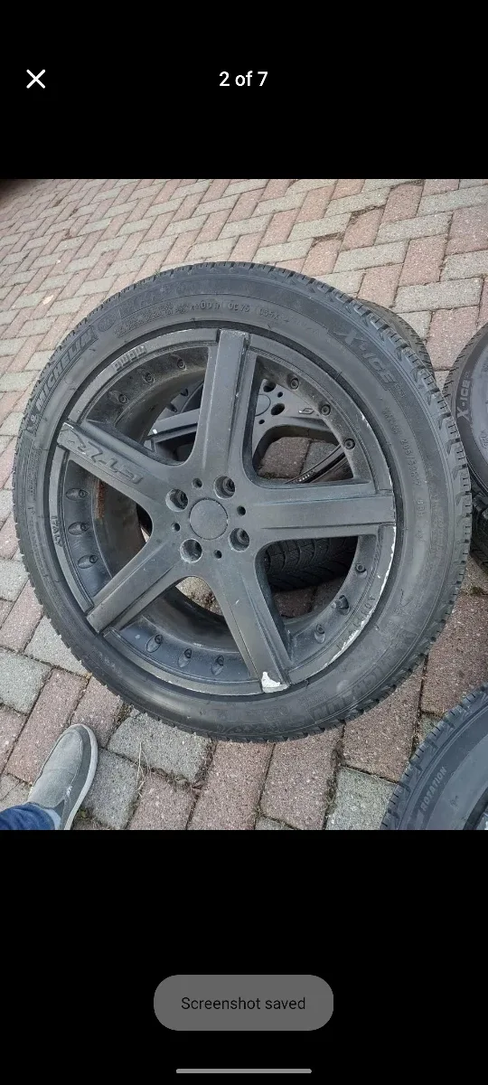 #cleanout Rims with winter tires for Honda civic 2001-2005 image indicator(3)