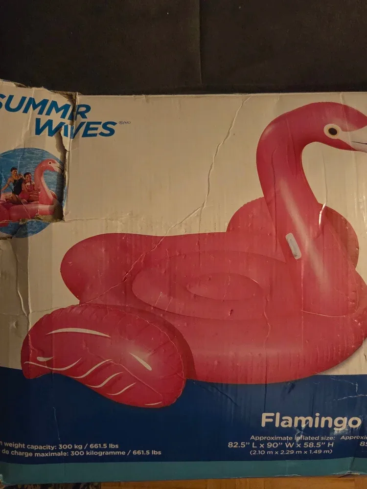 Summer Waves Flamingo Pool Float - 82.5" x 90"