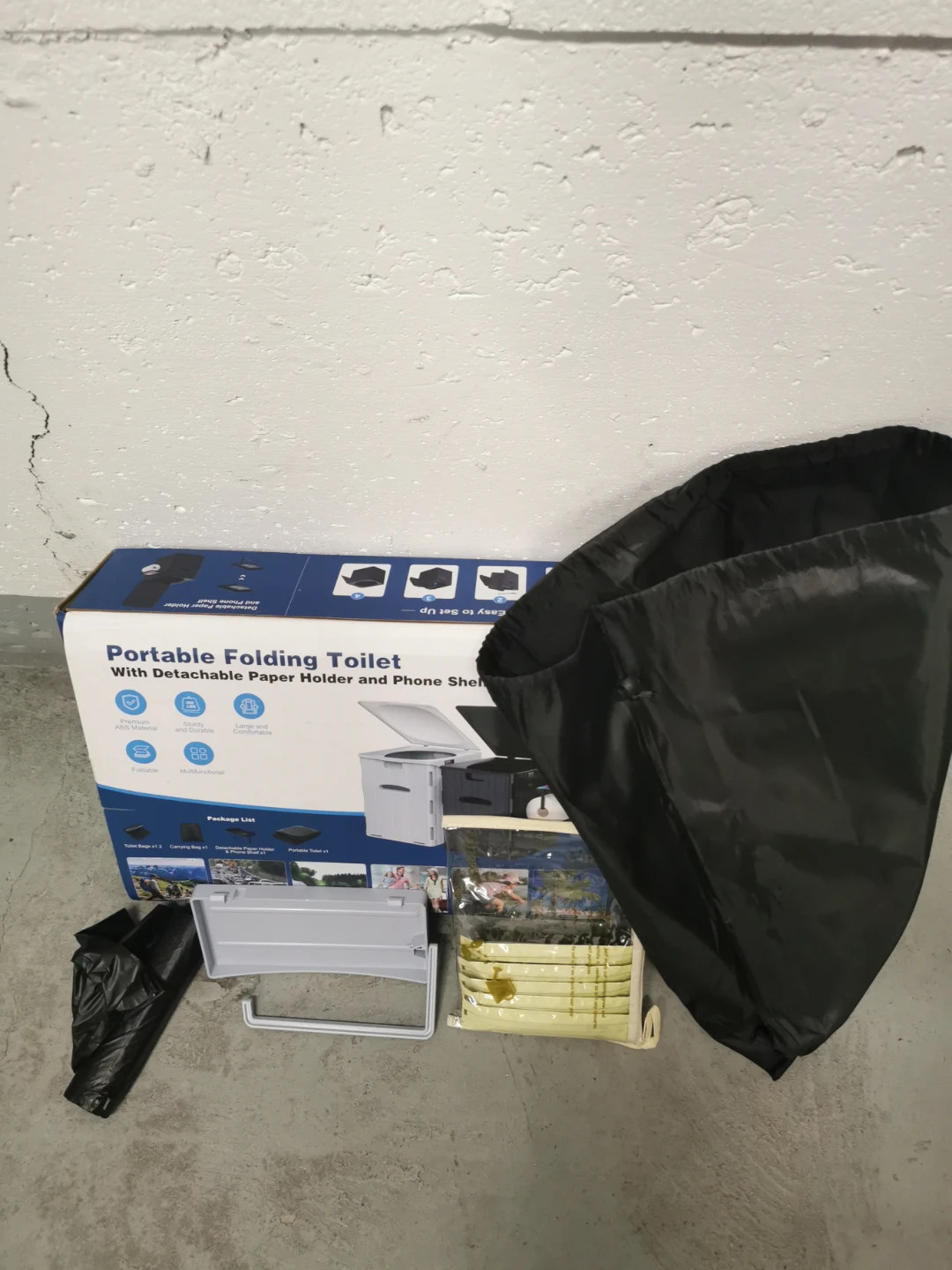 WADEO Portable Folding Toilet - New in Box! - photo 2