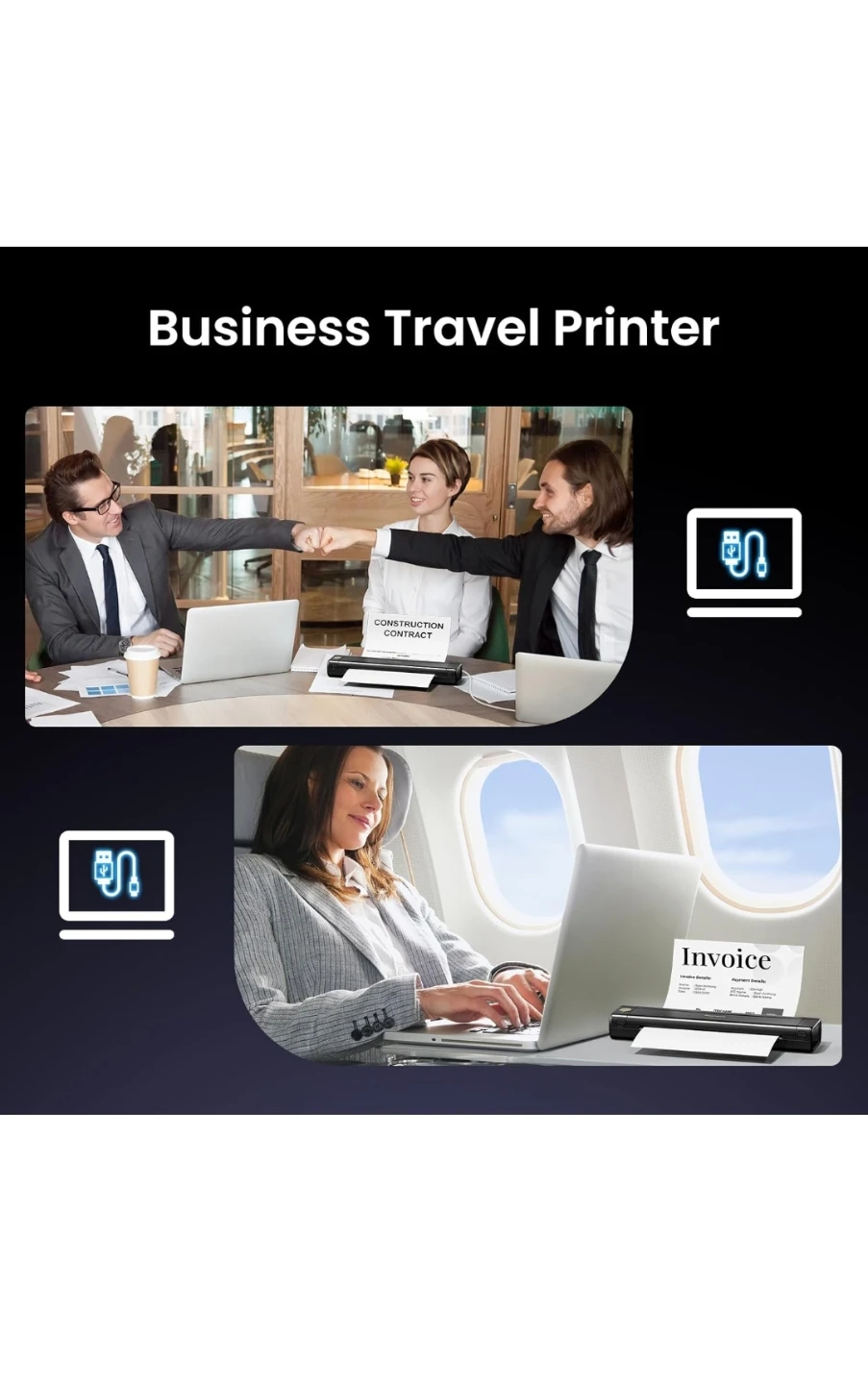 Phomemo M08F Portable Travel Printer - Inkless - photo 5