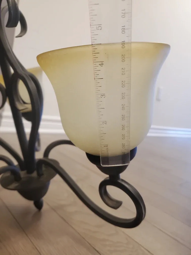 Chandelier - Metal Frame with 5 Lights image indicator(2)