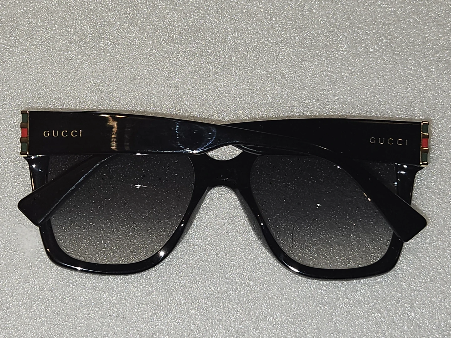 100% AUTHENTIC Gucci Black Sunglasses - photo 3