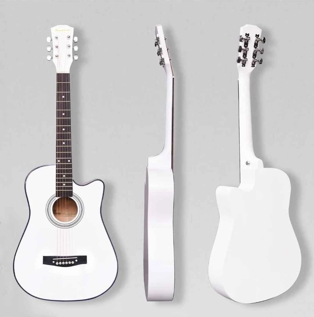 Rosafinah 38" Acoustic Guitar - White
