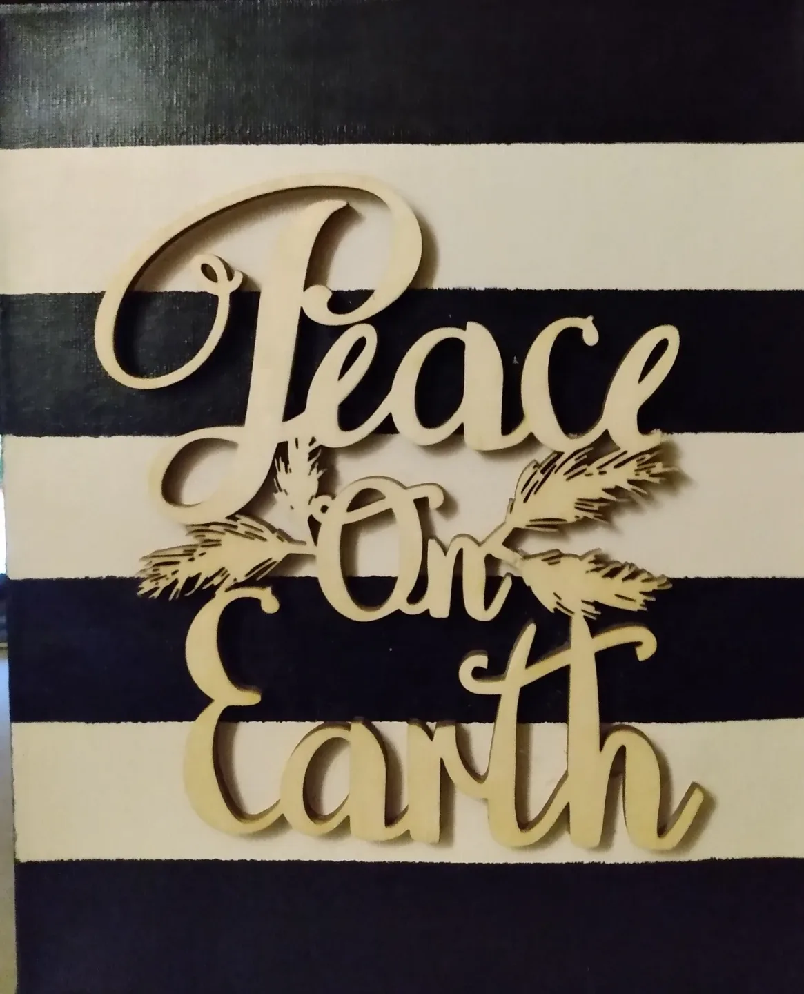 Peace On Earth on Wall Art Canvas 8x10 frame