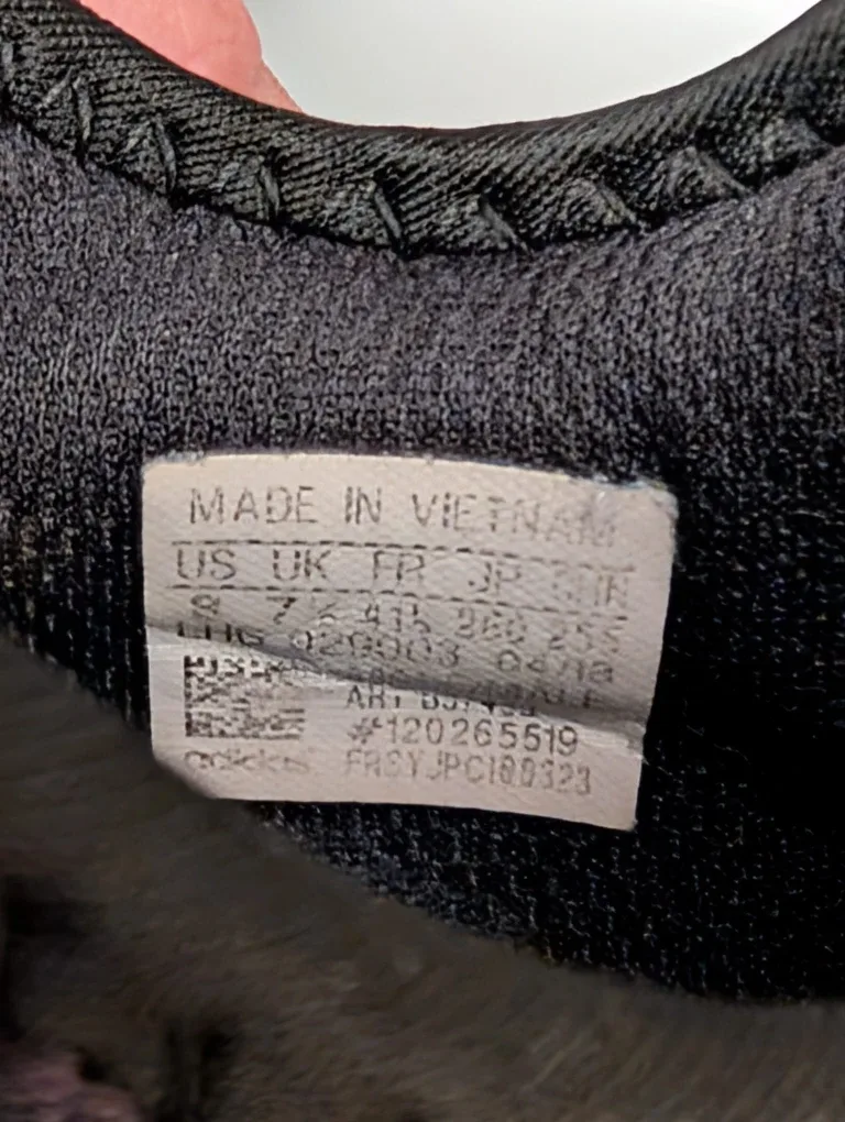 Adidas Black Running Shoes Size 8 #Cleanout image indicator(8)