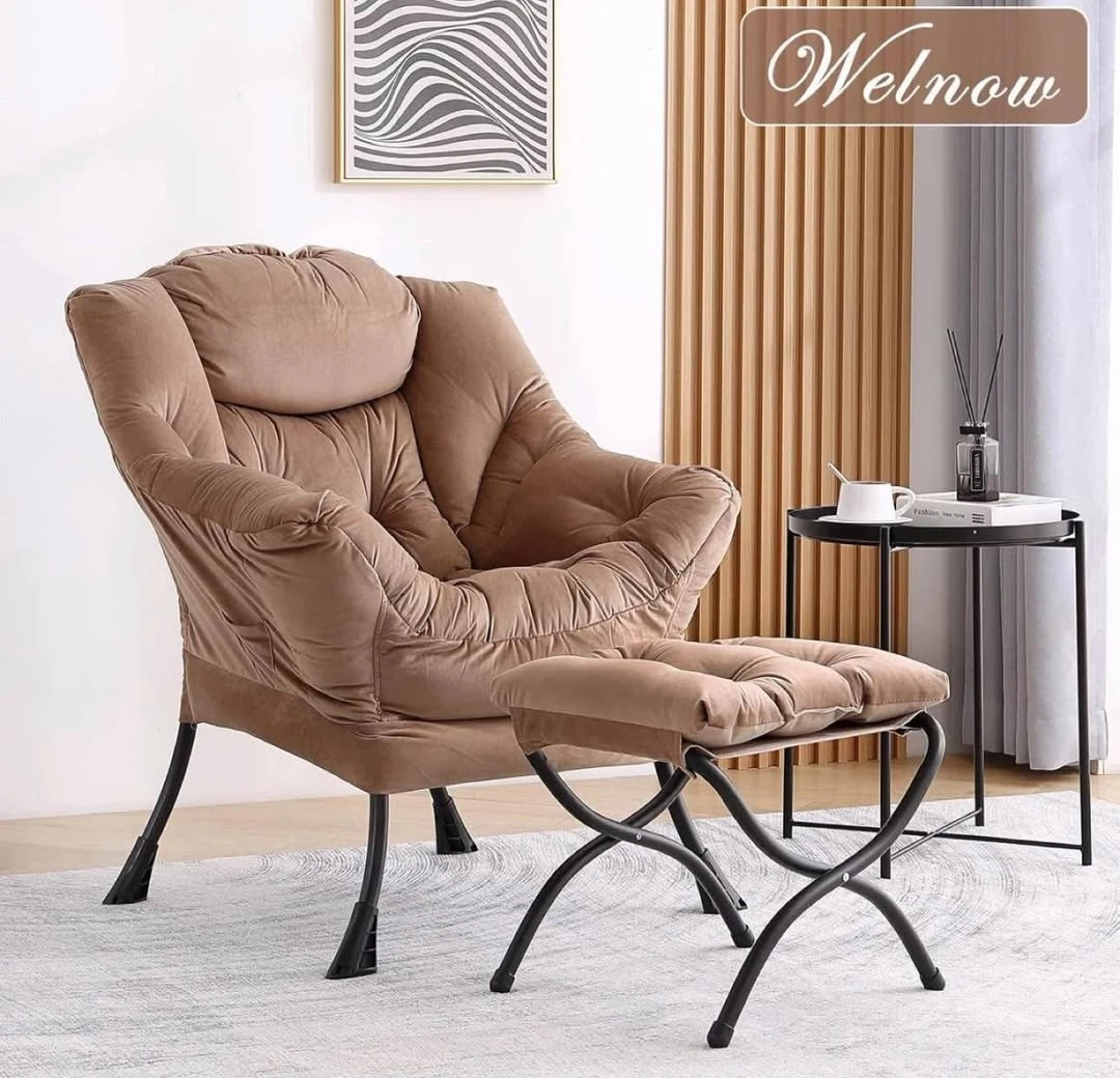 Accent Chair with Ottoman