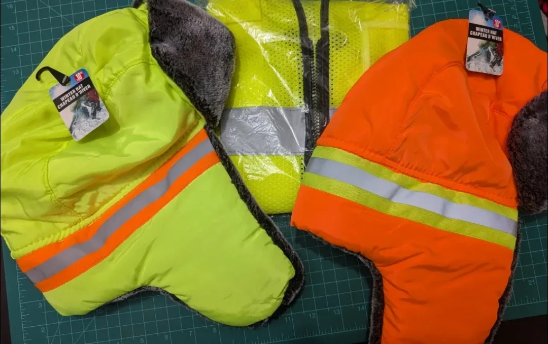 High Visibility Safety Vest & Winter Hats - NEW