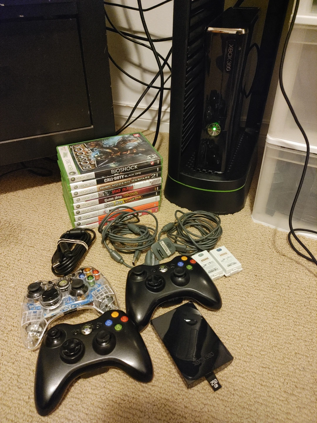 Xbox 360 Console, Games & Accessories Bundle