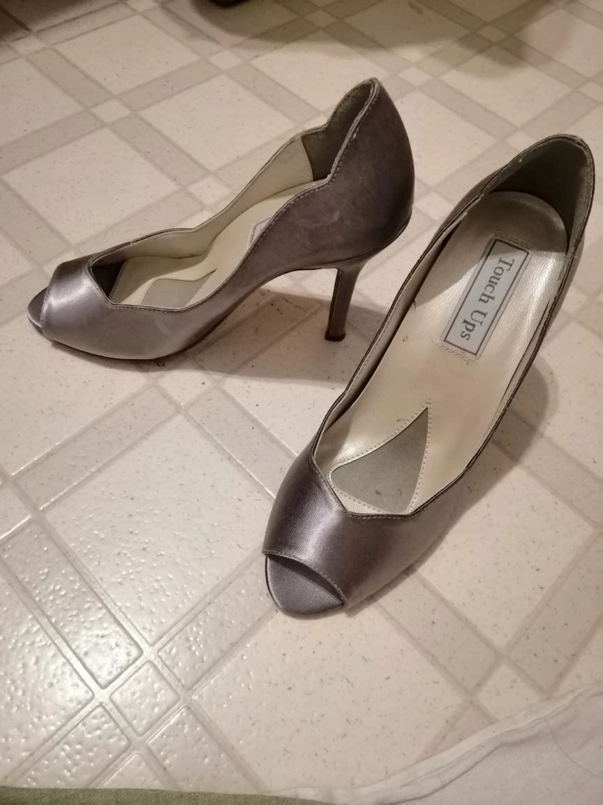 Touch Ups Bianca Satin Heels - Size 6