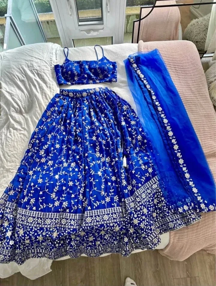 Blue Lehenga Choli Set