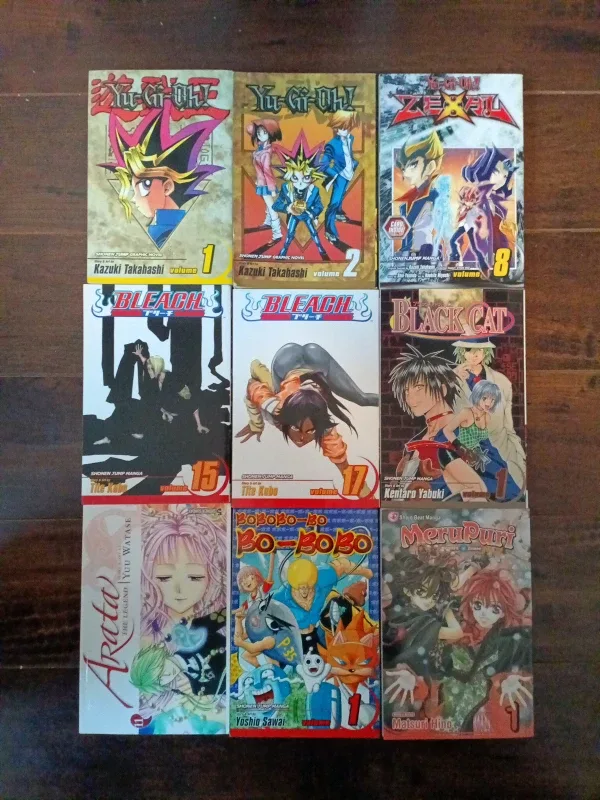 Manga Lot: Naruto, Vampire Knight, Yu-Gi-Oh! +
