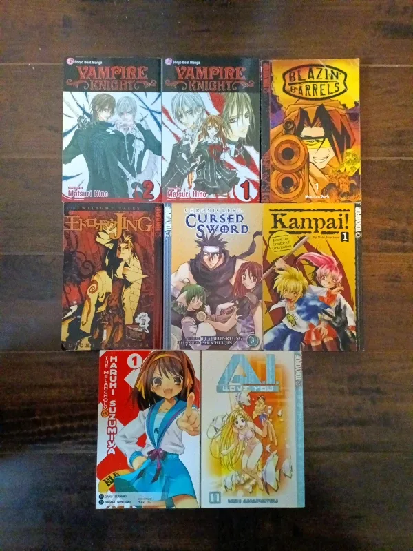 Manga Lot: Naruto, Vampire Knight, Yu-Gi-Oh! + image indicator(3)