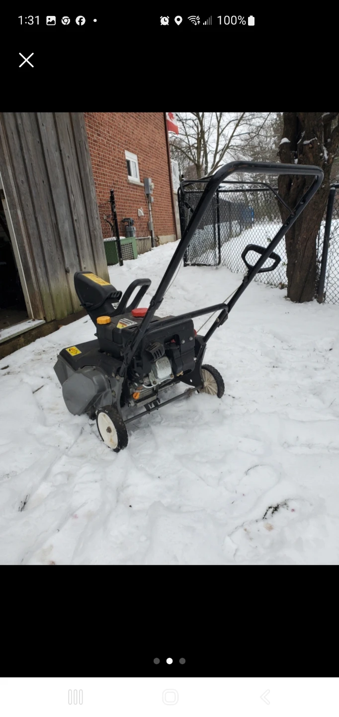 Craftsman Snowblower