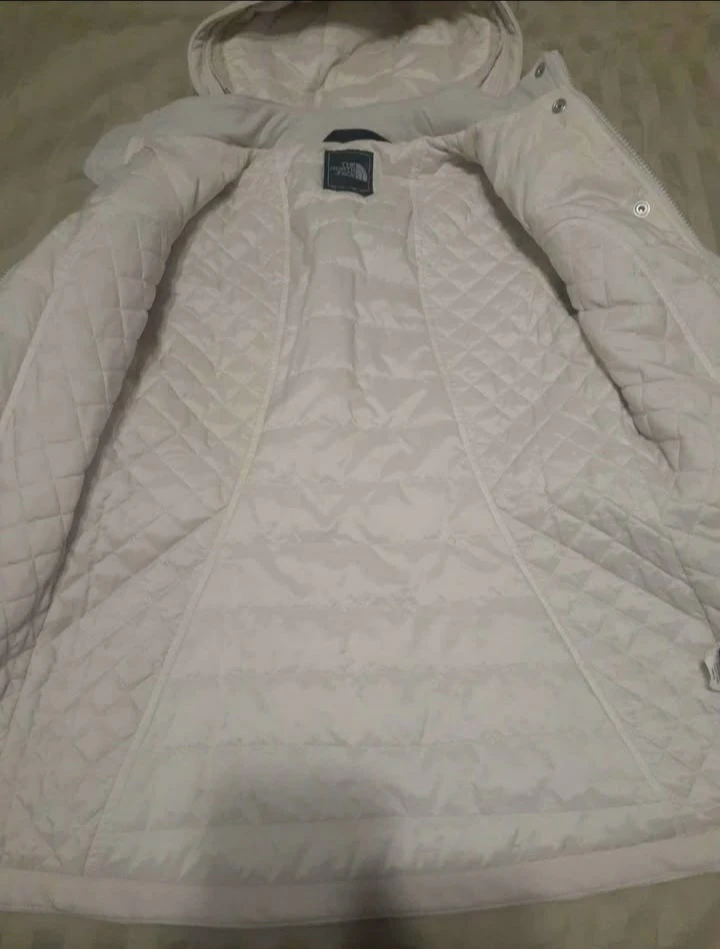 The North Face TNF APEX White Hooded Belted Jacket - Size S - photo 4
