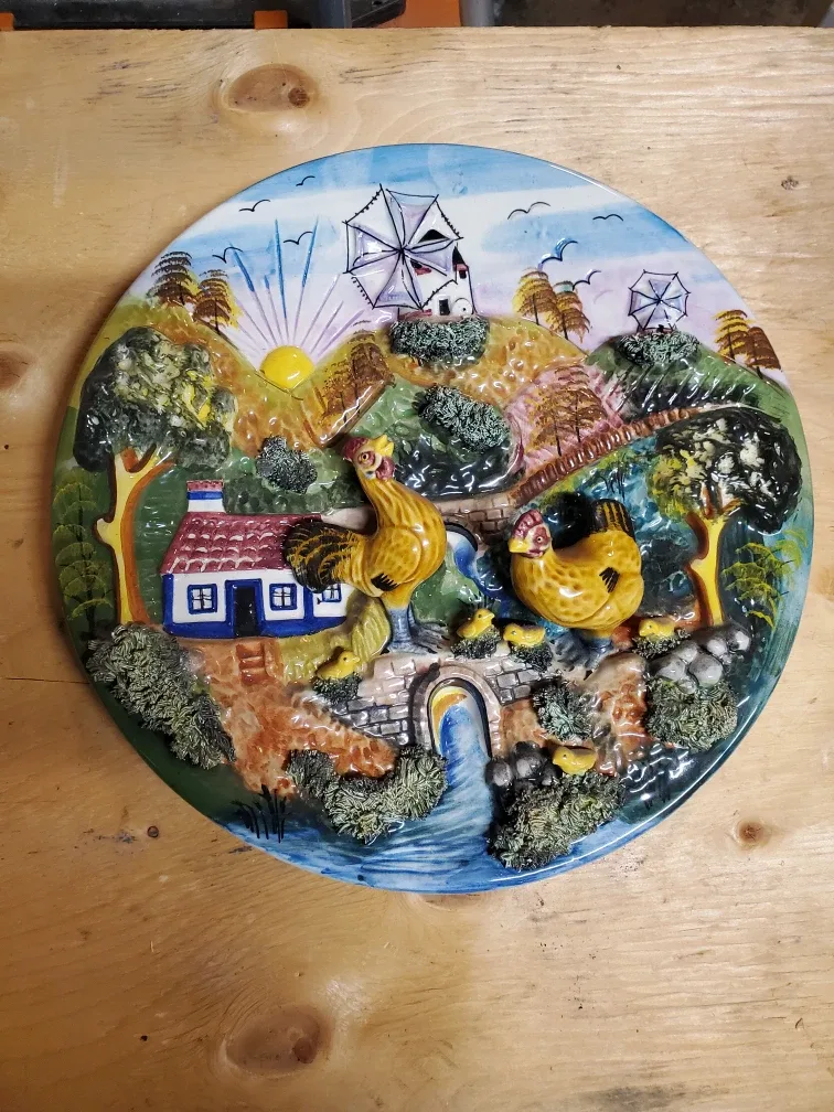 Vintage 1930s Portuguese Palissy Ware