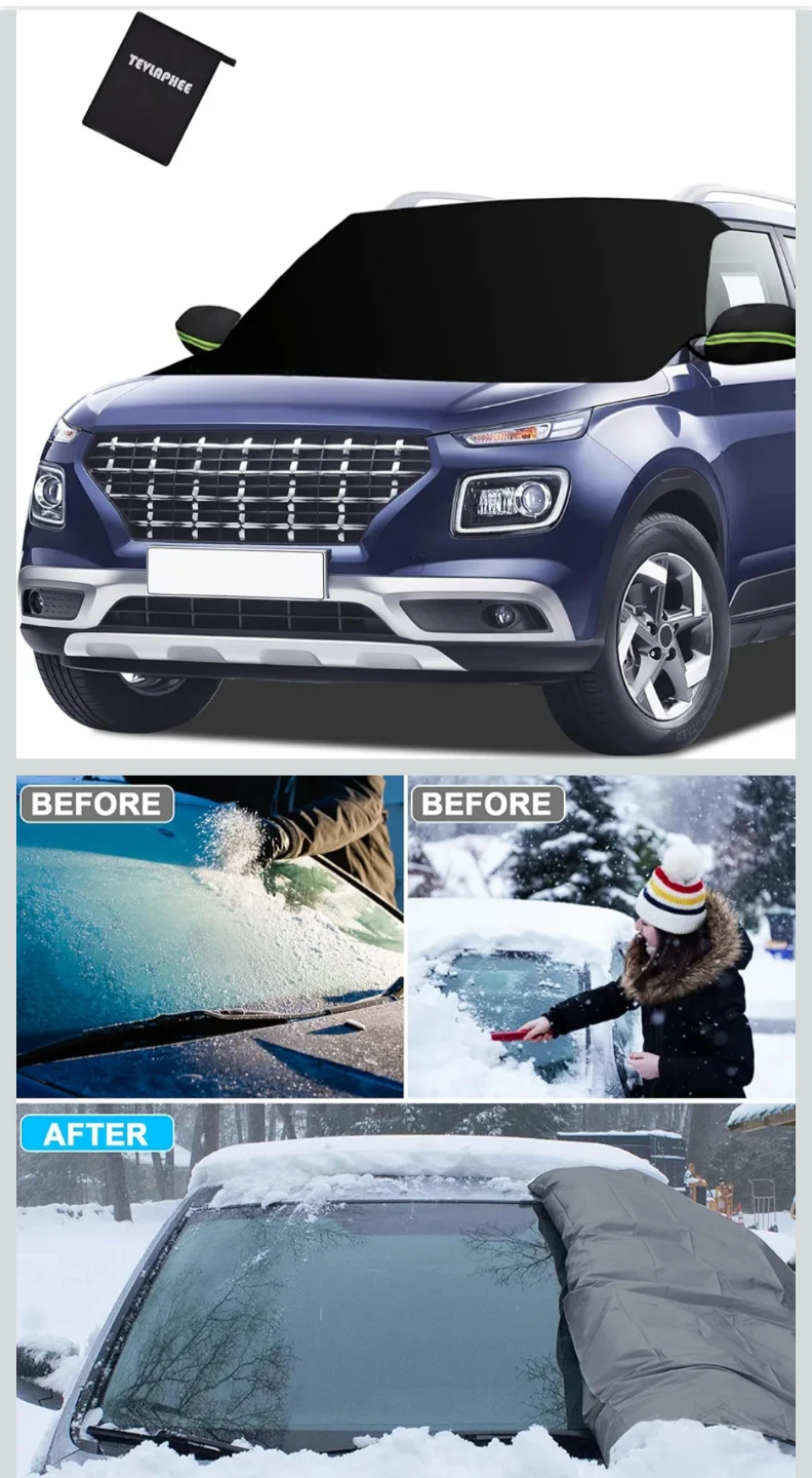 TEVIAPHEE Windshield Snow Cover - photo 4