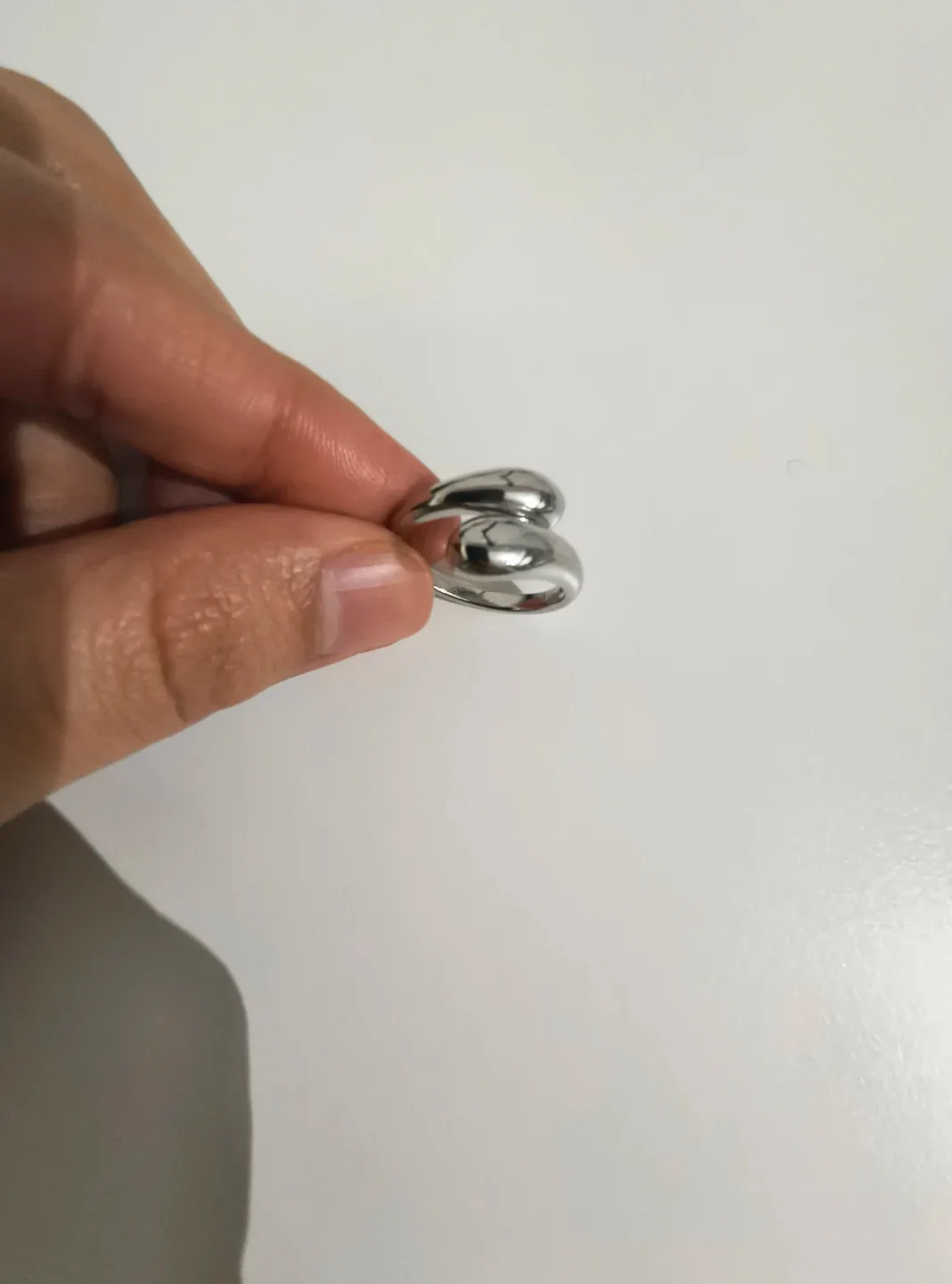 Silver Waterdrop Ring