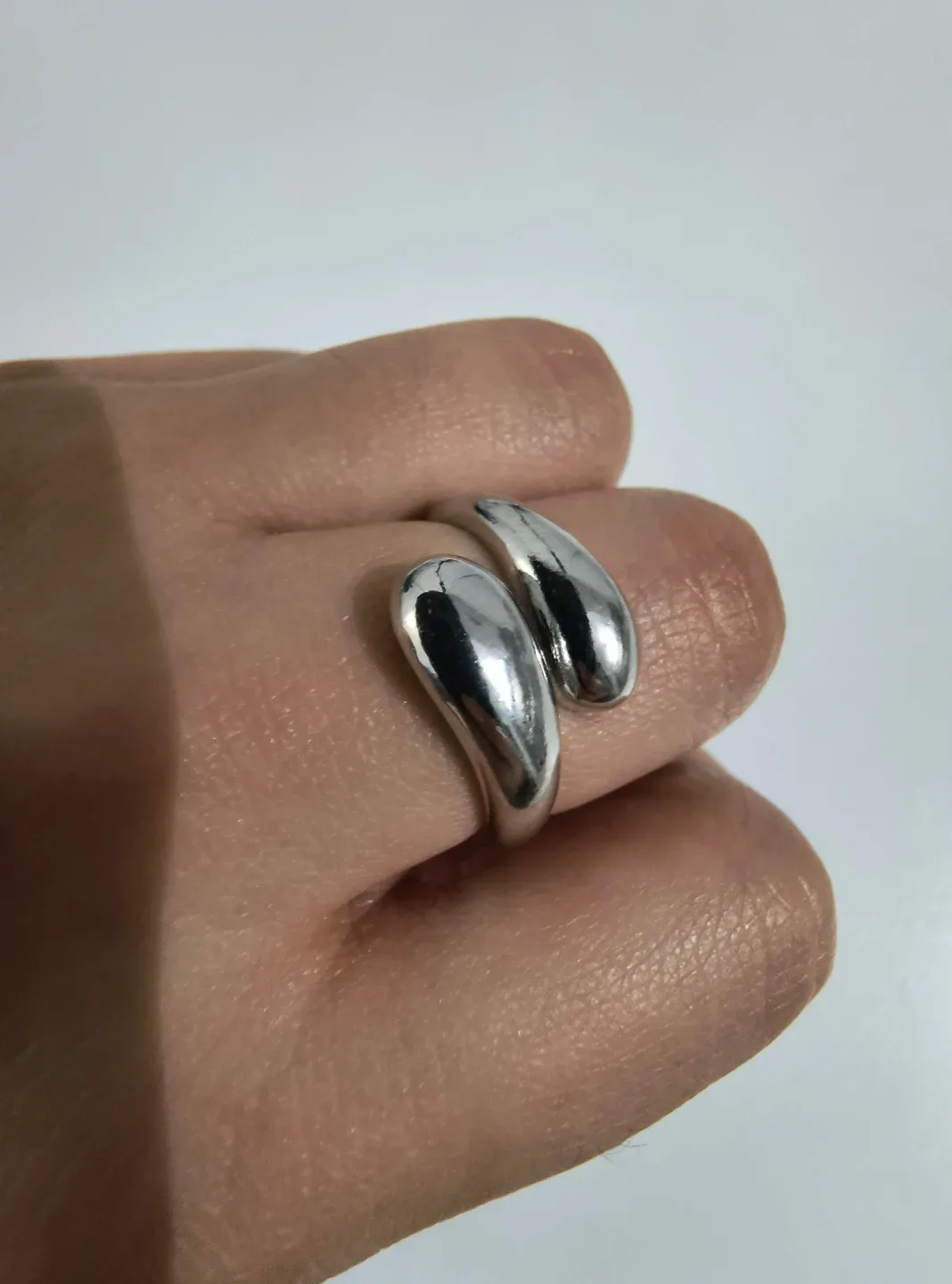 Silver Waterdrop Ring image indicator(3)
