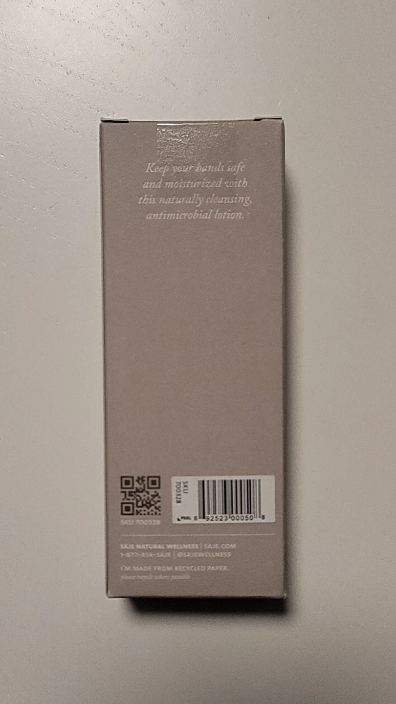 Saje Safe Hands Antimicrobial Hand Lotion 30ml - photo 3