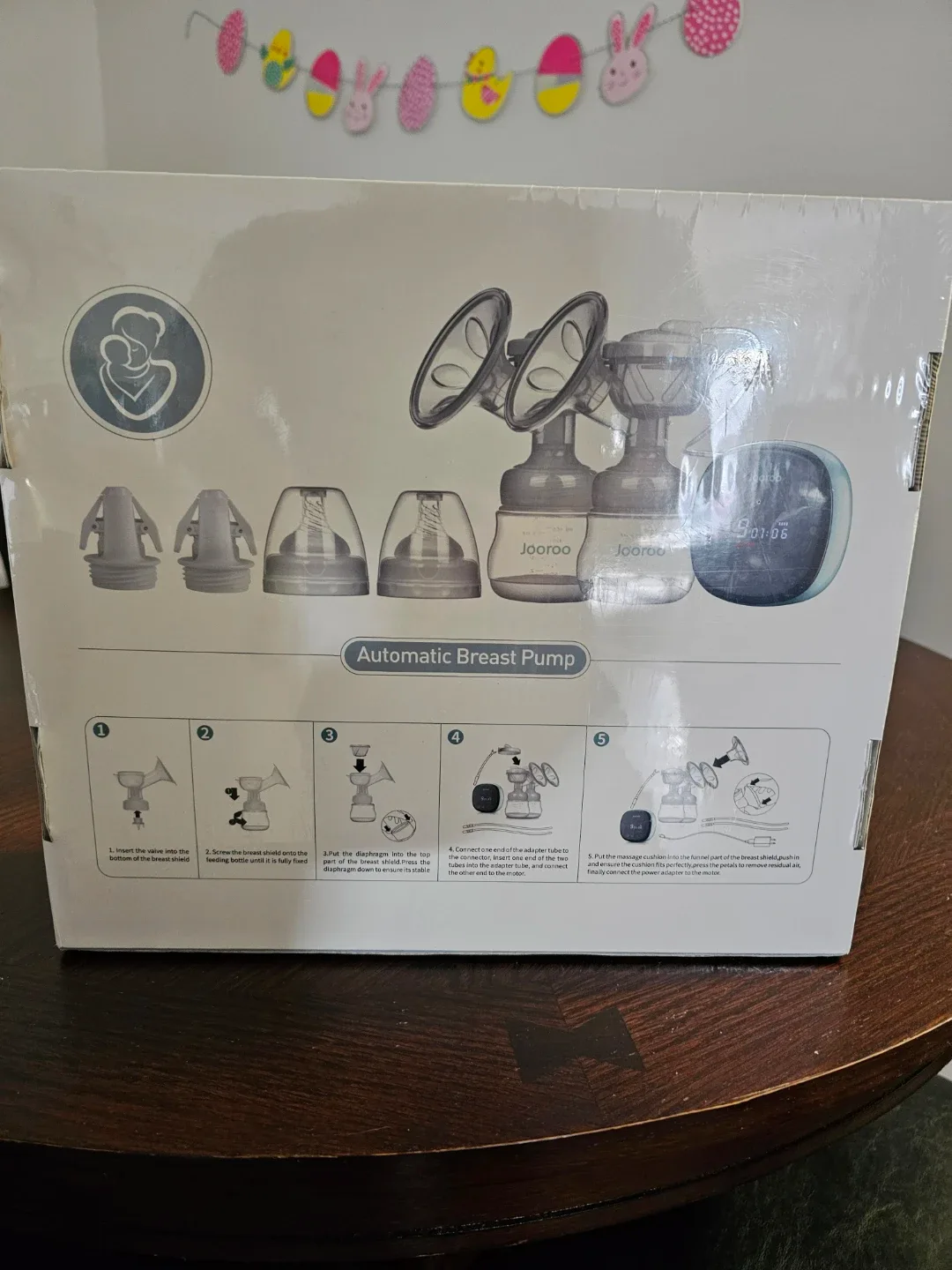 New Jooroo Automatic Breast Pump RH-338 image indicator(2)