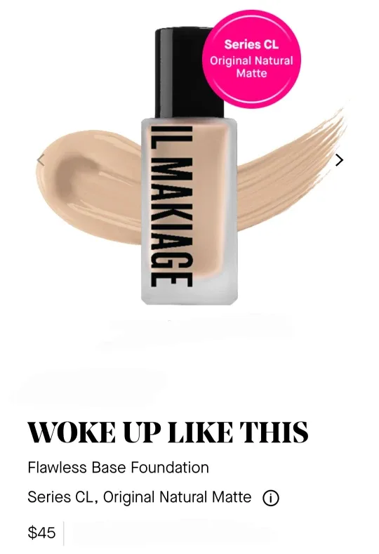 IL MAKIAGE Woke Up Like This Foundation ( shade 15)