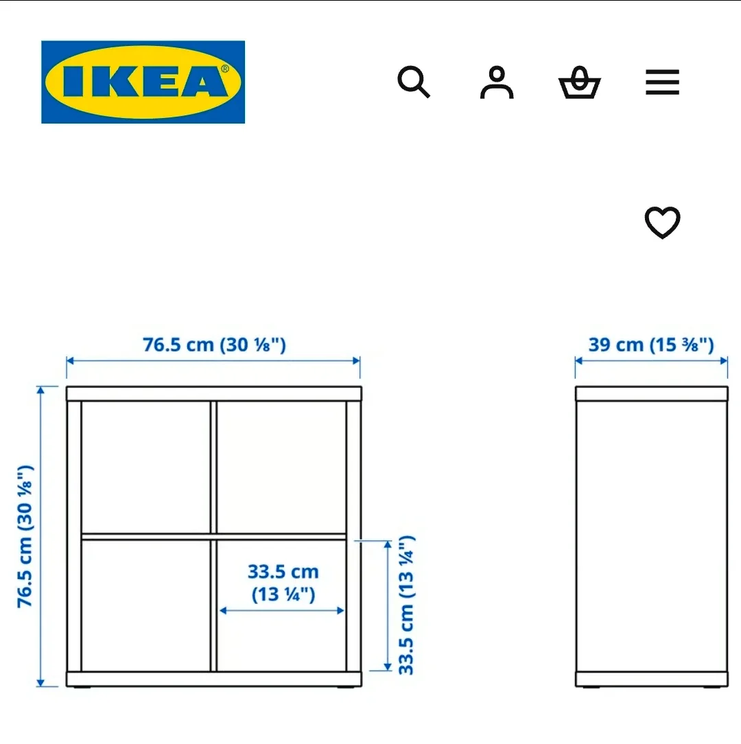 IKEA Kallax Shelf Unit - High Gloss White image indicator(6)