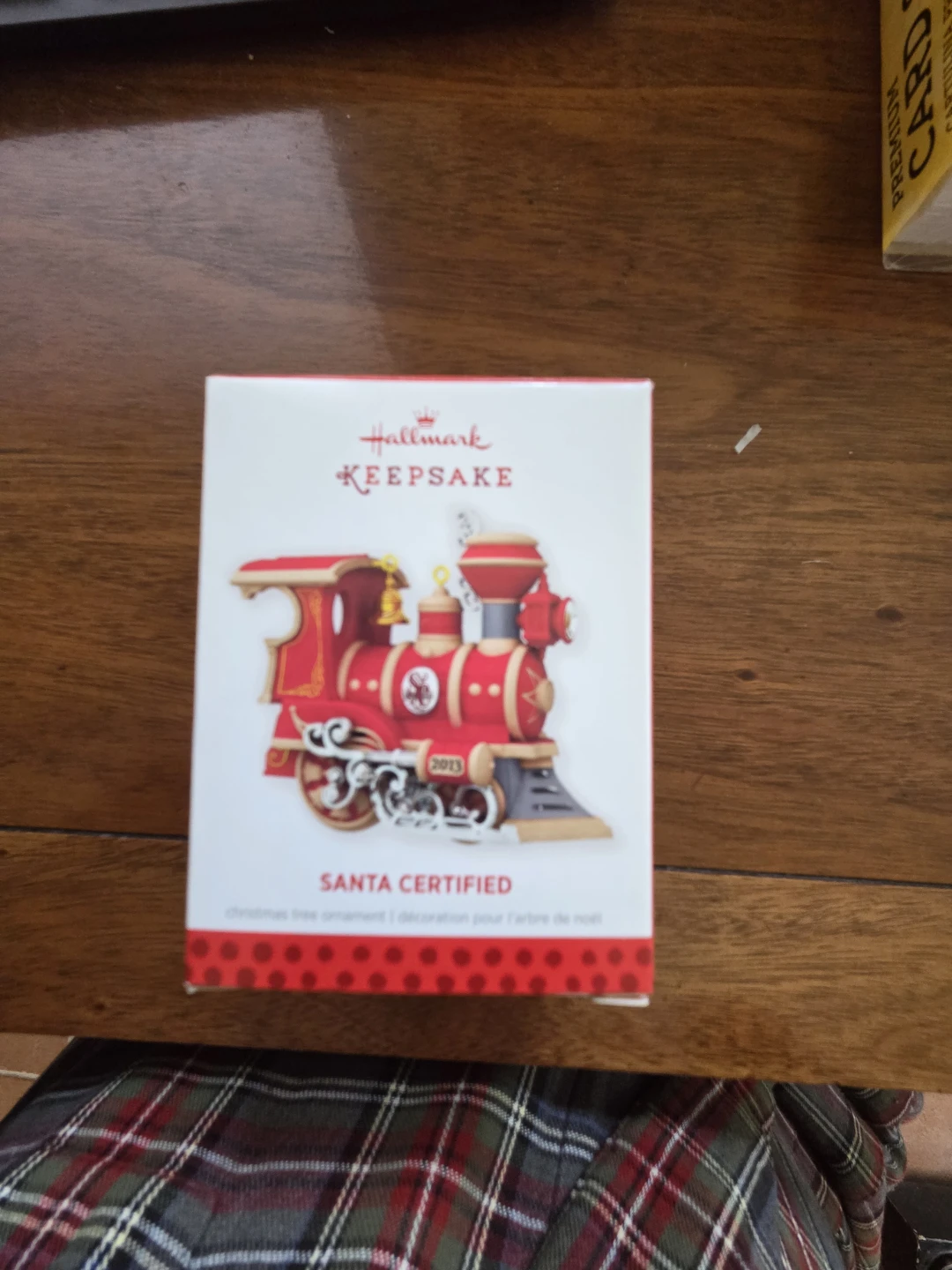 Hallmark Keepsake Santa Certified Train Ornament - 2013
