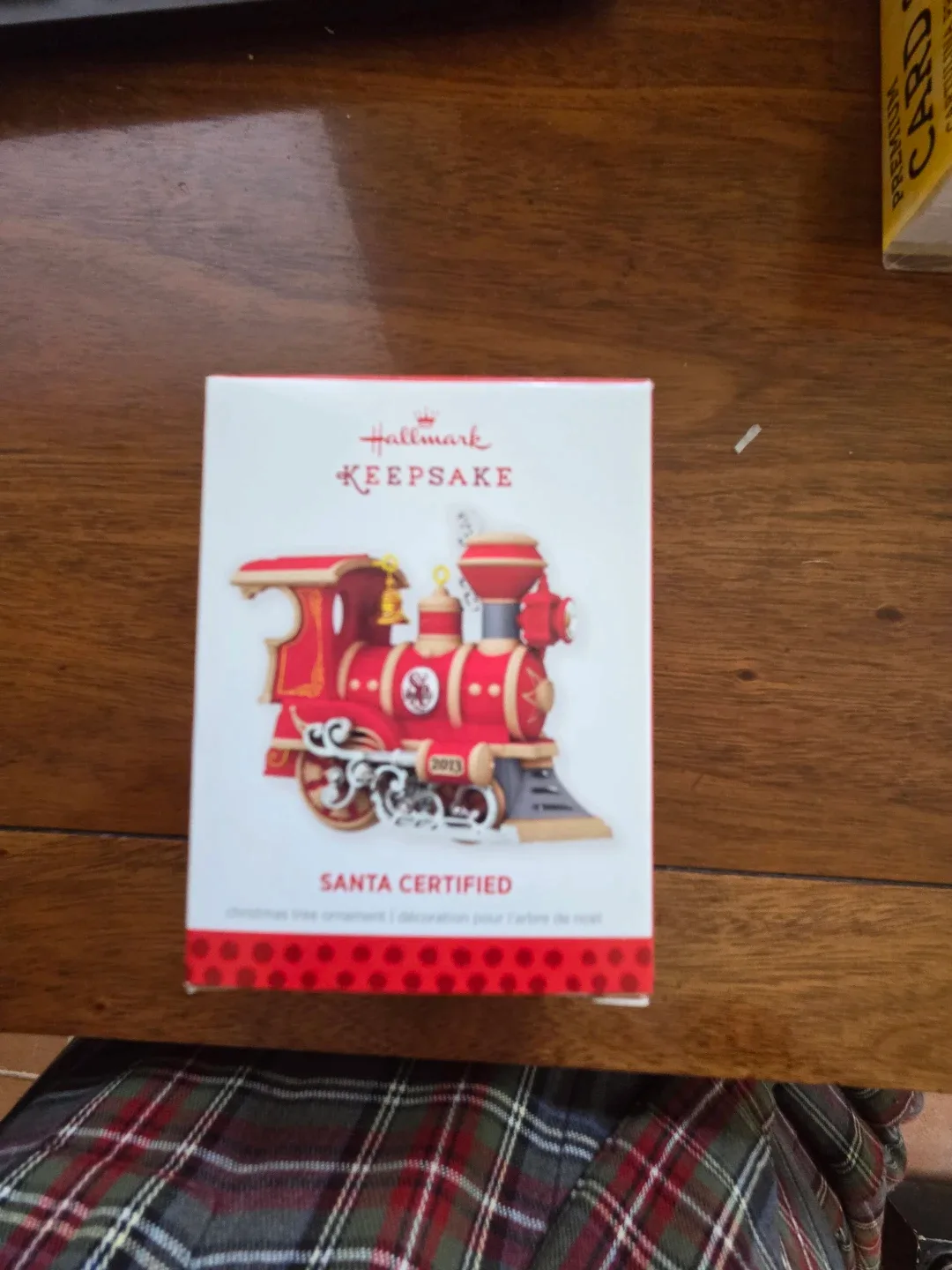 Hallmark Keepsake Santa Certified Train Ornament - 2013